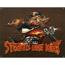 Знак декоративный металлический "Sturgis Bike Week"